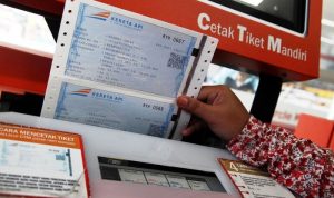 ilustrasi tiket kereta